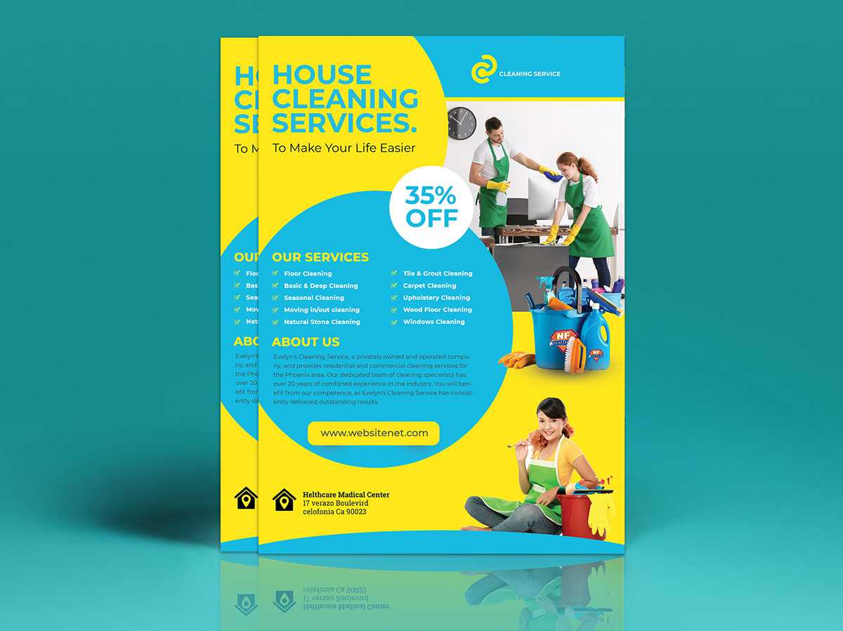 Cleaning Services Flyer Template On Student Show Inside Cleaning Company Flyers Template