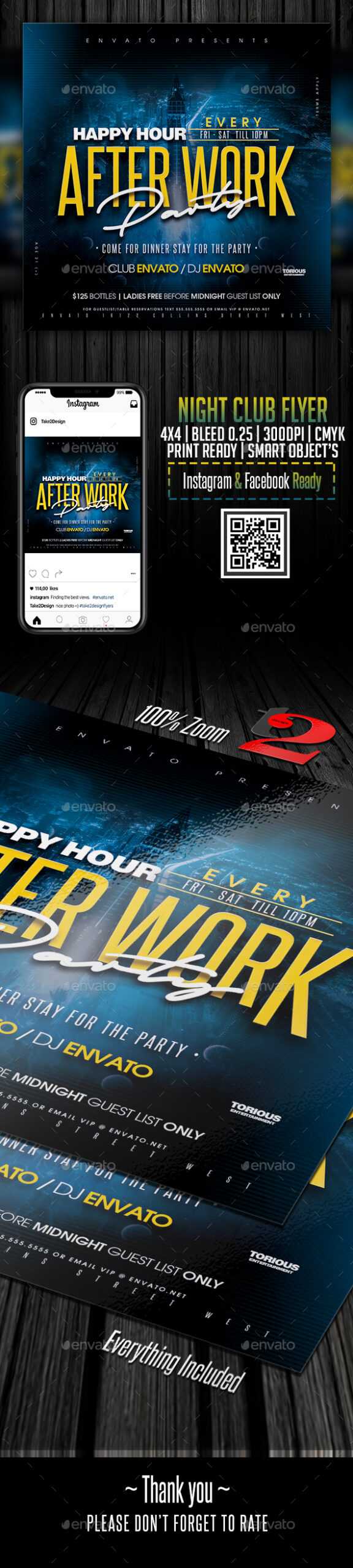 Club & Party Flyer Templates From Graphicriver Inside Free Nightclub Flyer Templates