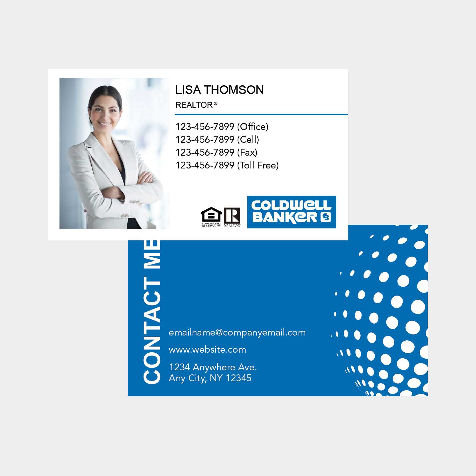 Coldwell Banker Business Cards For Coldwell Banker Business Card Template