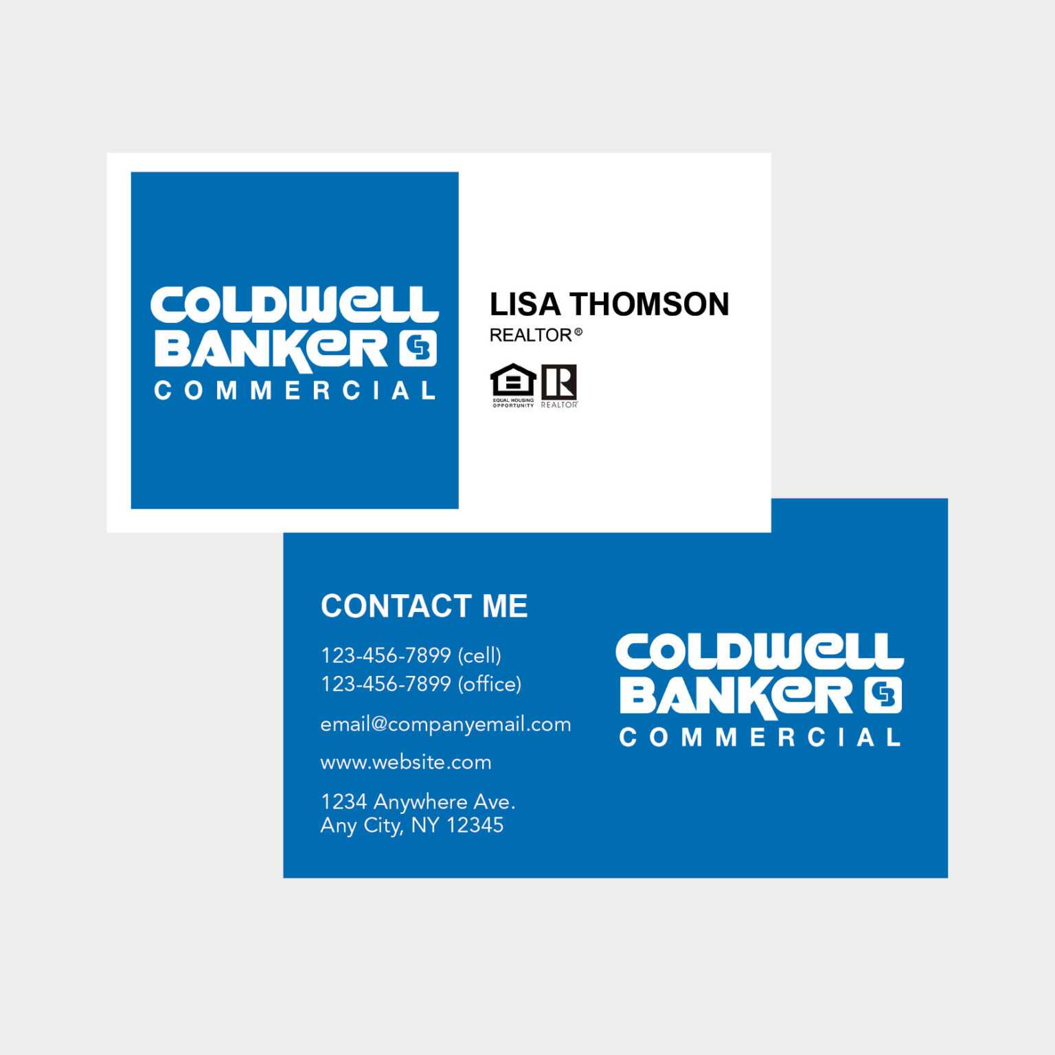 Coldwell Banker Business Card Template Best Professional Templates