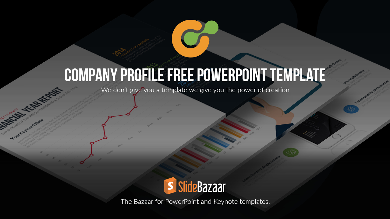 Company Profile Powerpoint Template Free – Slidebazaar With Free Business Profile Template Download