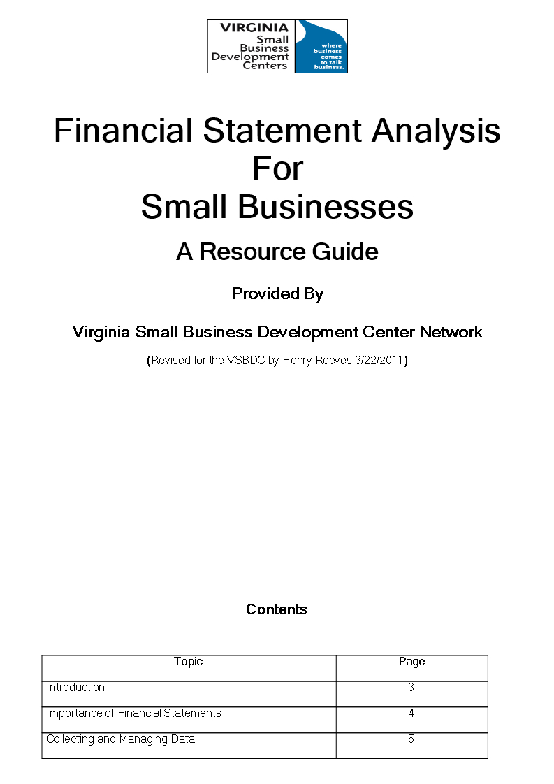Comparative Financial Statement Analysis | Templates At Inside Financial Statement Template For Small Business