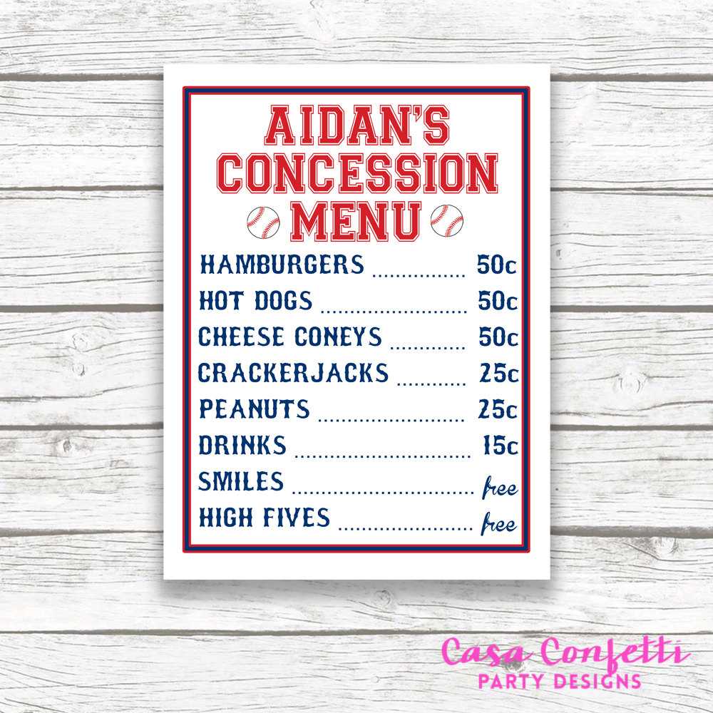 Concession Stand Menu Template Free – Air Media Design Throughout Concession Stand Menu Template