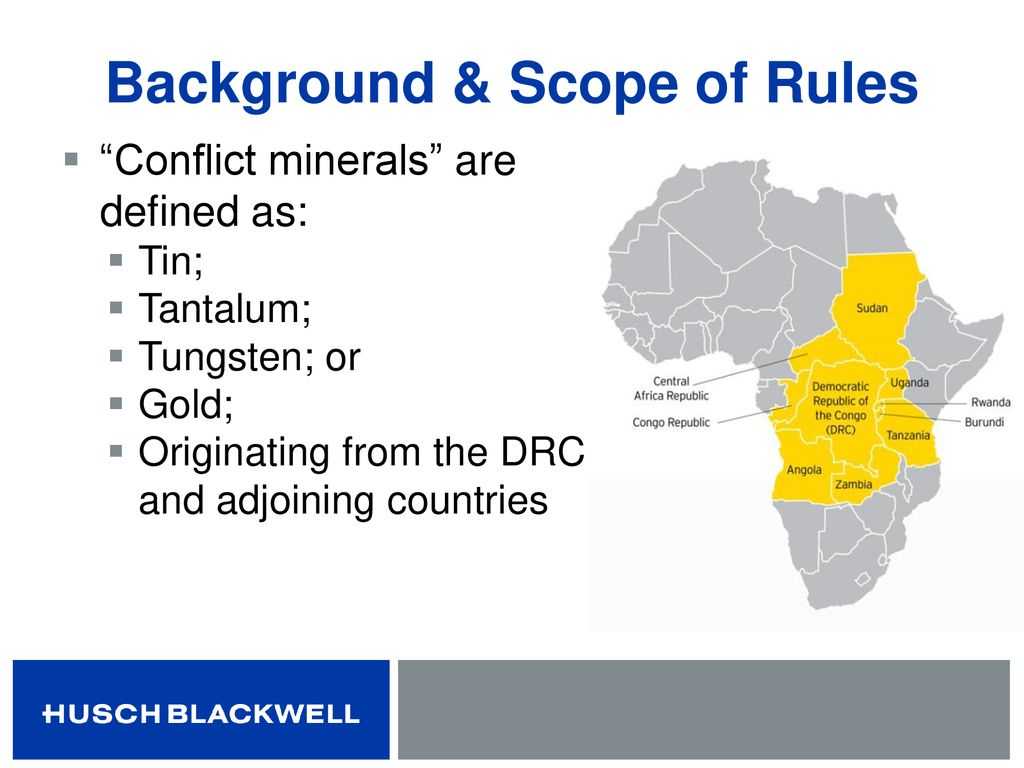 Conflict Minerals: Not Just For Public Companies – What Inside Eicc Conflict Minerals Reporting Template