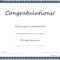 Congratulations Certificates Templates – Tunu.redmini.co Inside Free Student Certificate Templates