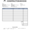 Construction Invoice Template Pdf – Horizonconsulting.co With Contractors Invoices Free Templates