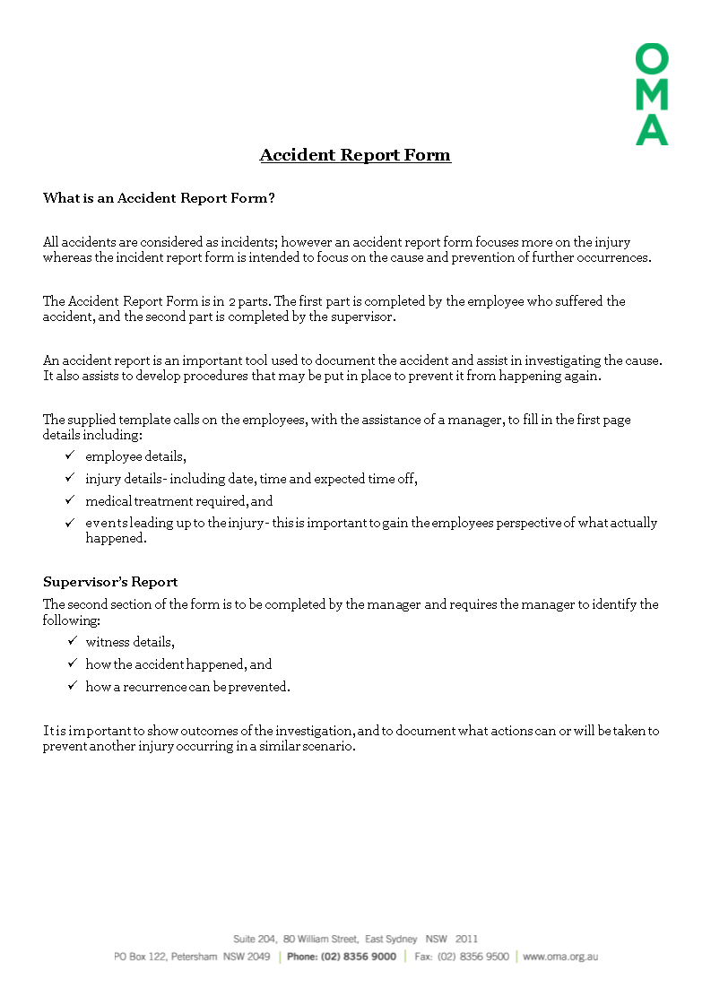 Construction Job Site Incident Report Form | Templates At For Construction Accident Report Template