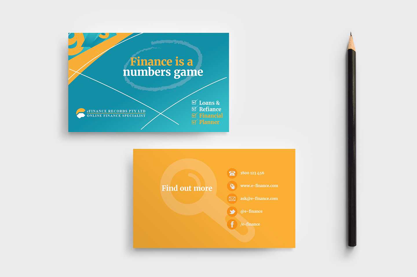 Corporate Finance Business Card Template In Psd, Ai With Create Business Card Template Photoshop