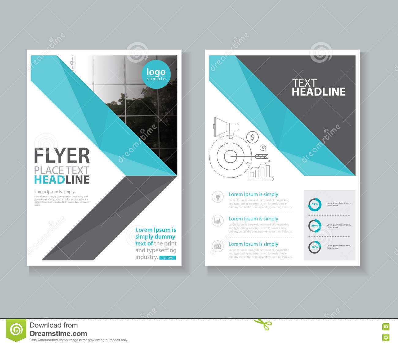 Cover Page Brochure, Flyer ,report Layout Design Template With Flyer Template Pages