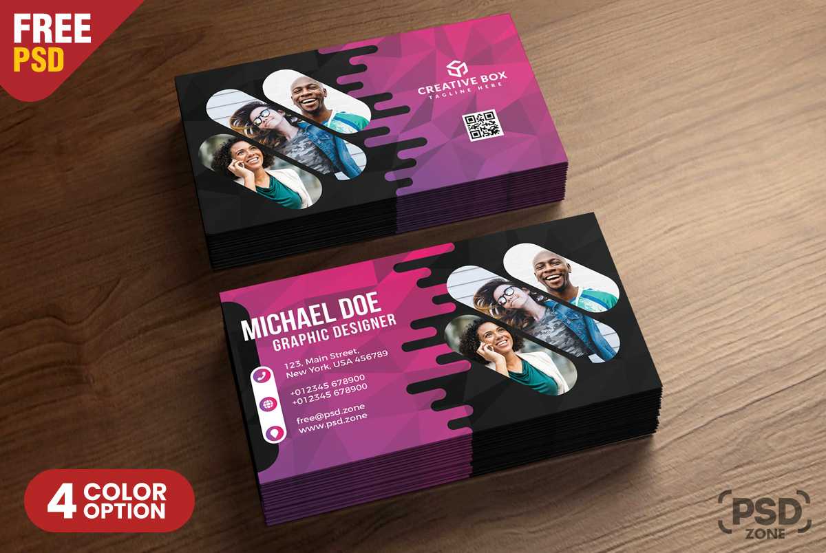 Creative Business Card Psd Templates - Psd Zone Inside Creative Business Card Templates Psd