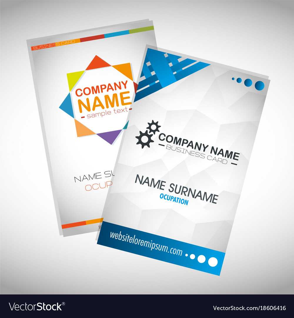 Creative Corporate Business Card Templates With Company Business Cards Templates