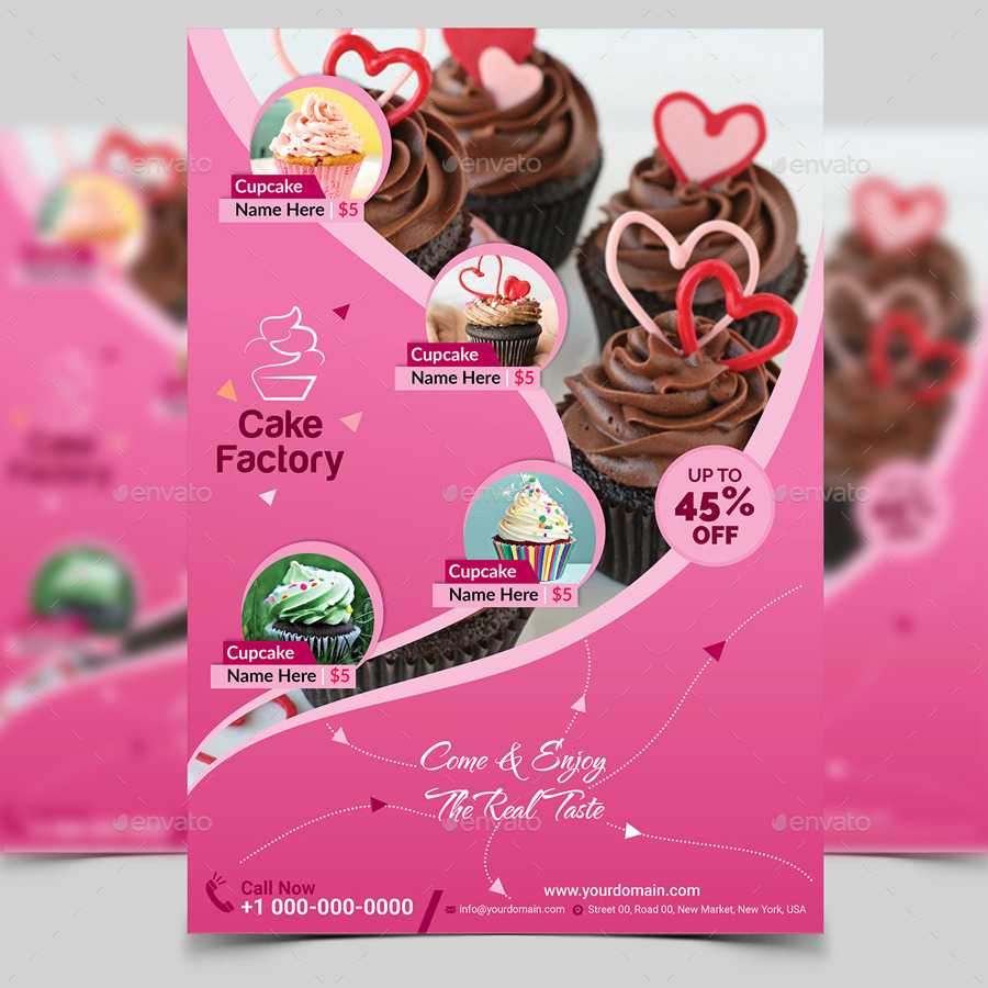 Cupcake Flyer Templates Free ] – 18 Bakery Flyer Templates In Cupcake Flyer Templates Free