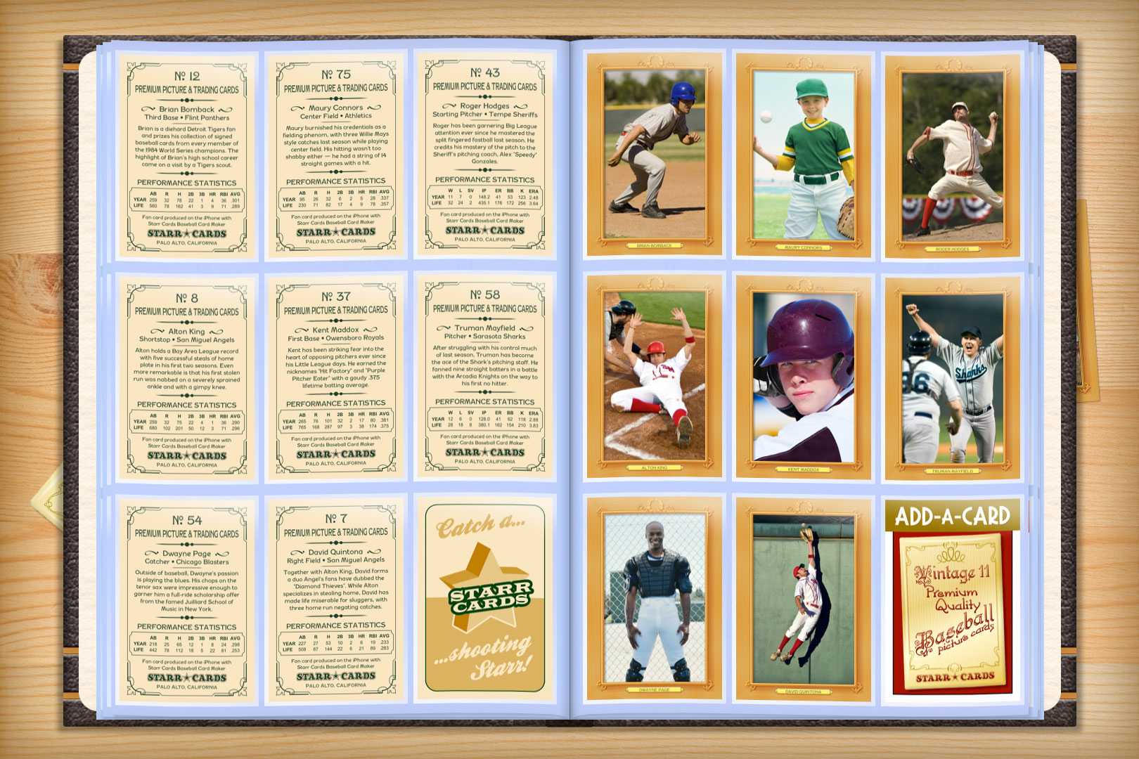 Custom Baseball Cards – Vintage 11™ Series Starr Cards Within Custom Baseball Cards Template