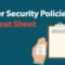 Cybersecurity Policies: A Cheat Sheet [With Templates Regarding Cyber Security Policy Template