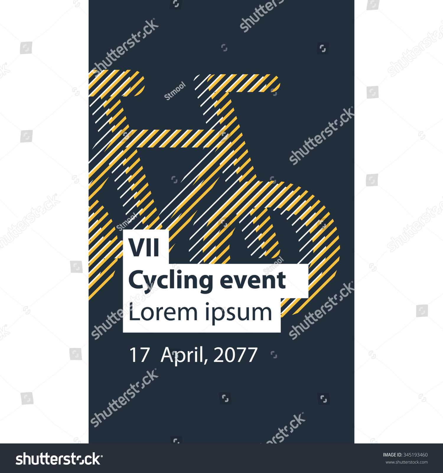 Cycling Event Banner Template Stock Vector (Royalty Free With Event Banner Template