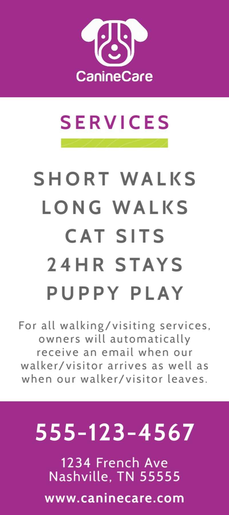 Daily Dog Walking Flyer Template Pertaining To Dog Walking Flyer Template