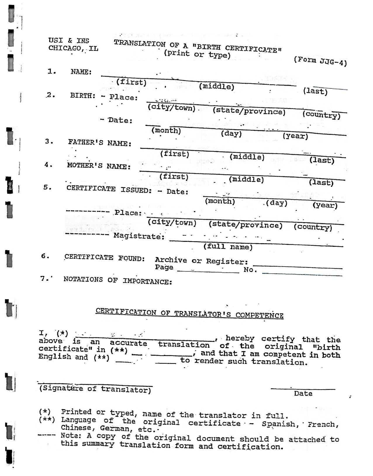 Death Certificate Translation Template Spanish To English Regarding Death Certificate Translation Template