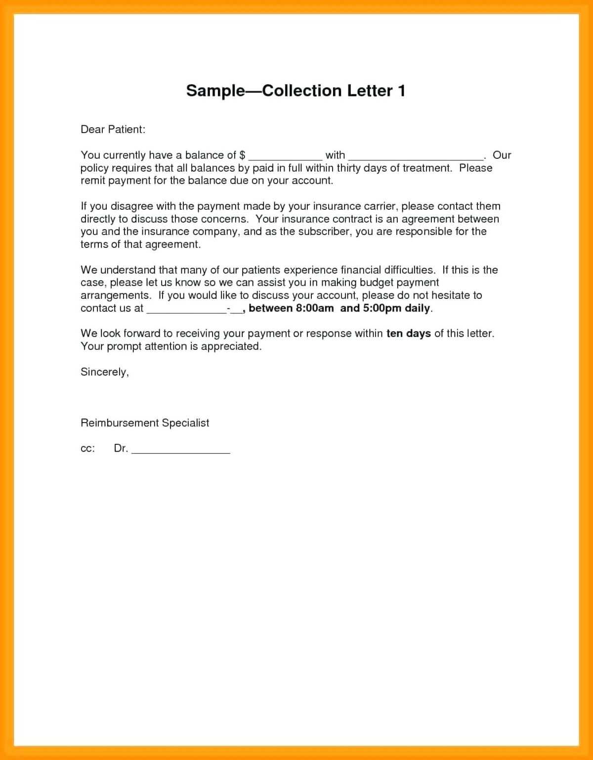 Debt Dispute Letter – Debt with Dispute Letter To Creditor Template