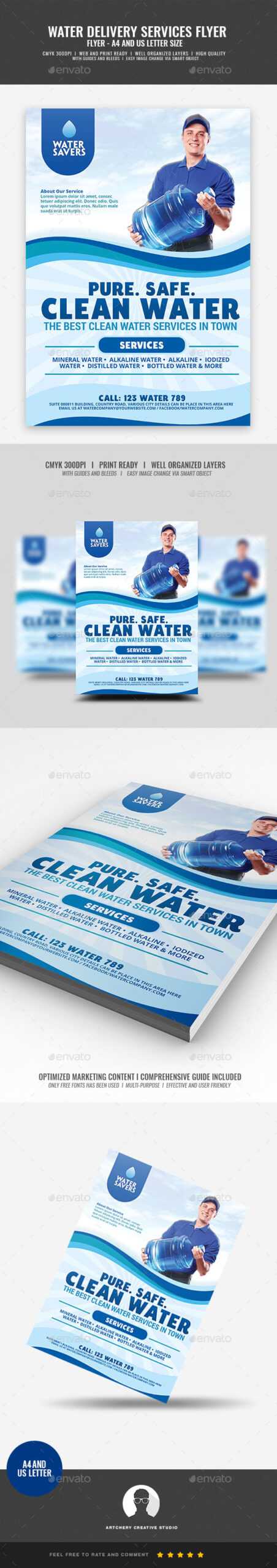 Delivery Flyer Graphics, Designs & Templates From Graphicriver Throughout Delivery Flyer Template