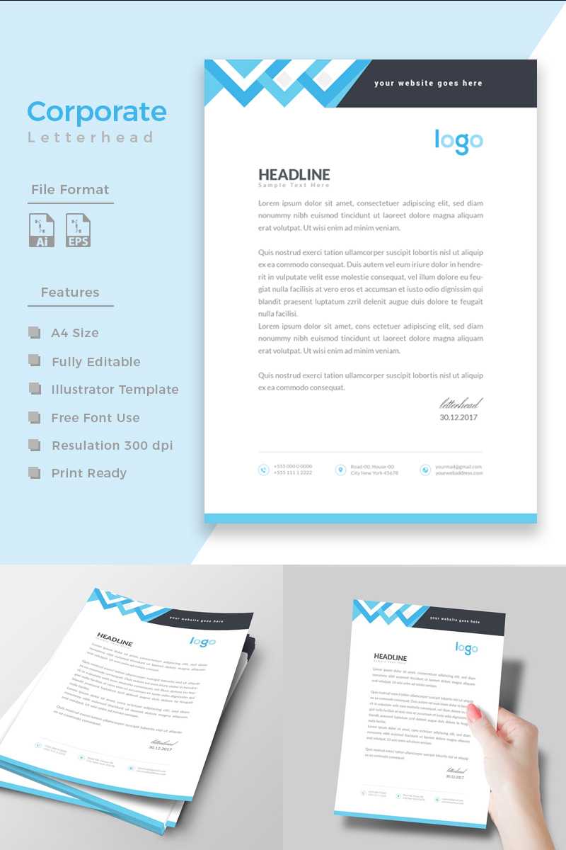 Design Express Corporate Identity Template #86198 For Corporate Express Templates