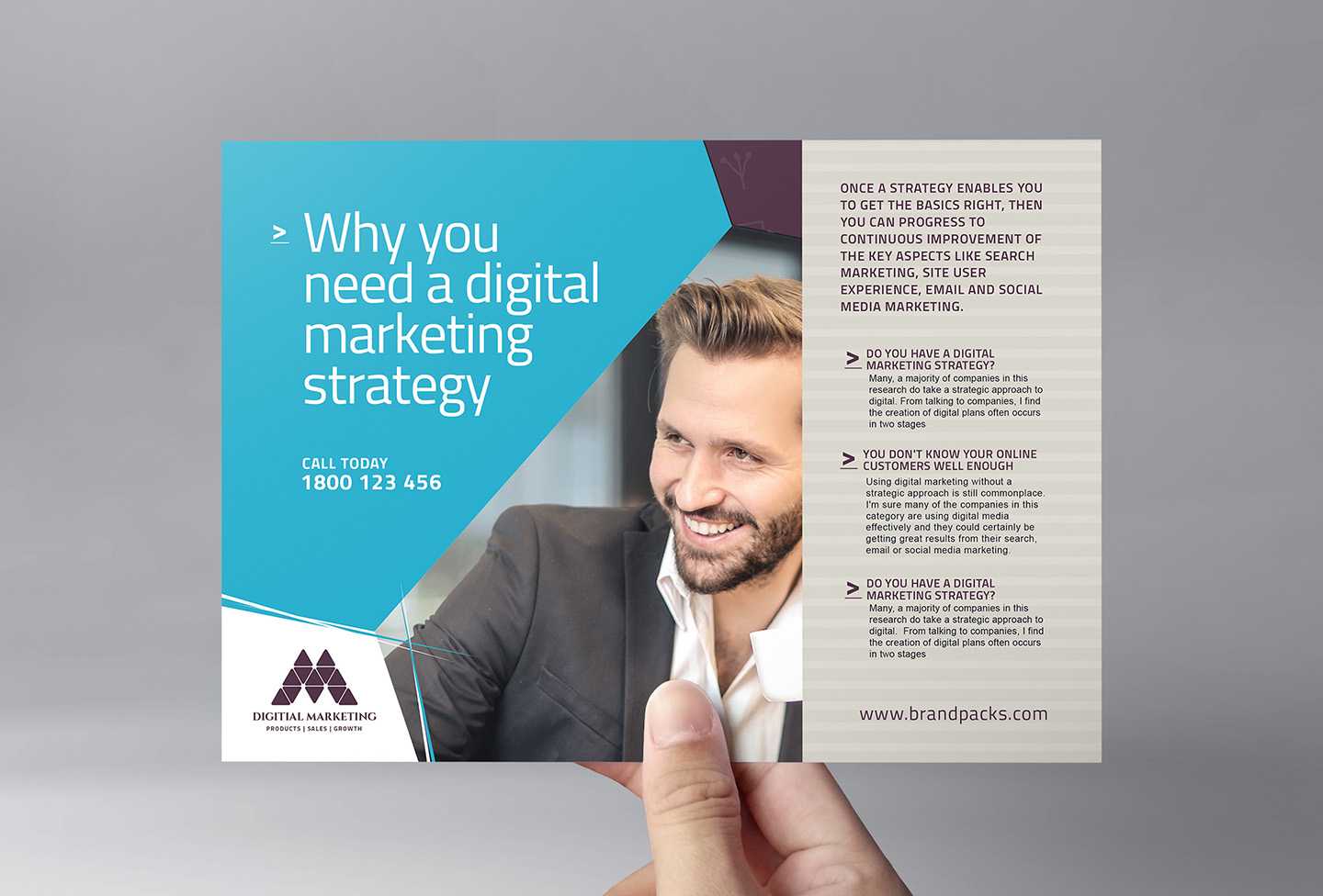 Digital Marketing Flyer Template In Psd, Ai & Vector In Digital Flyer Templates