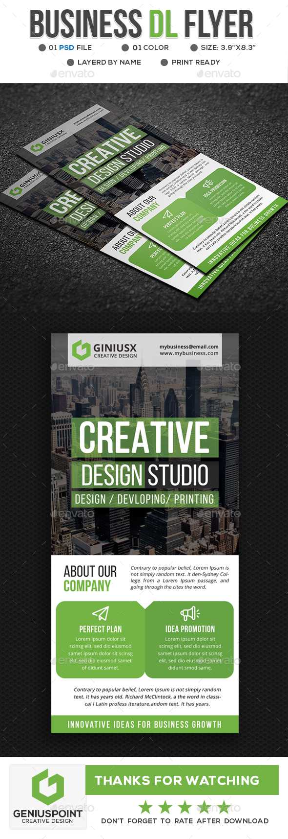 Dl Flyer Graphics, Designs & Templates From Graphicriver For Dl Flyer Template Word