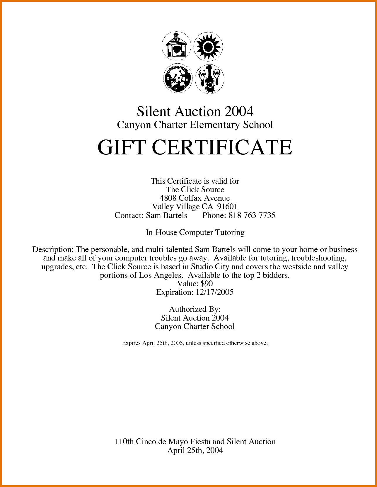 Donation Certificate Template.4187734 | Scope Of Work In Donation Certificate Template