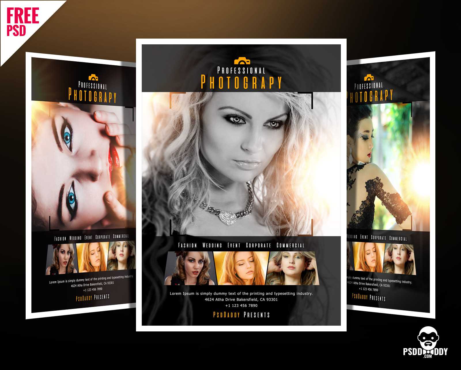 Download]Professional Photography Flyer Psd | Psddaddy Intended For Free Photography Flyer Templates Psd