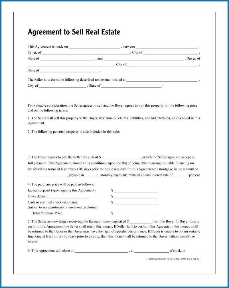 √ Free Customizable Real Estate Contract Template | Templateral With Regard To For Sale By Owner Contract Template