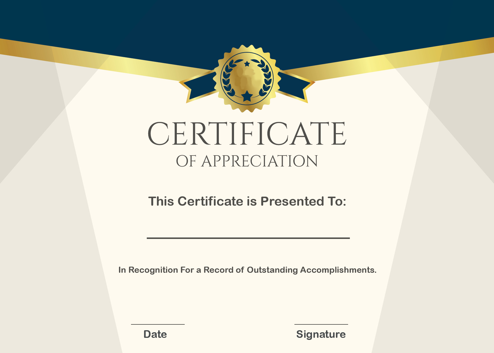 ❤️ Sample Certificate Of Appreciation Form Template❤️ In Employee Anniversary Certificate Template