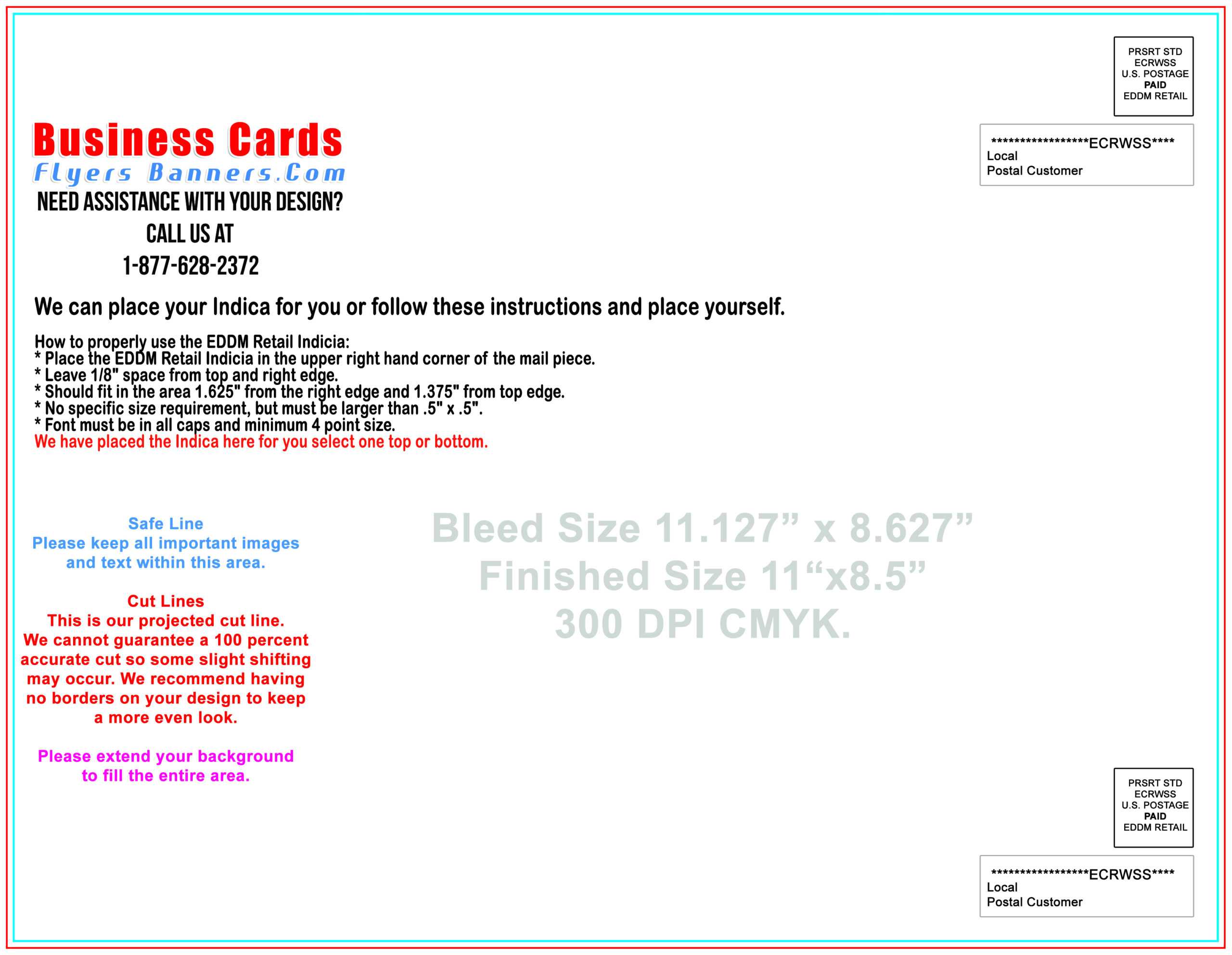 Eddm Postcard Templates - Free Shipping And Low Prices For Every Door Direct Mail Postcard Template