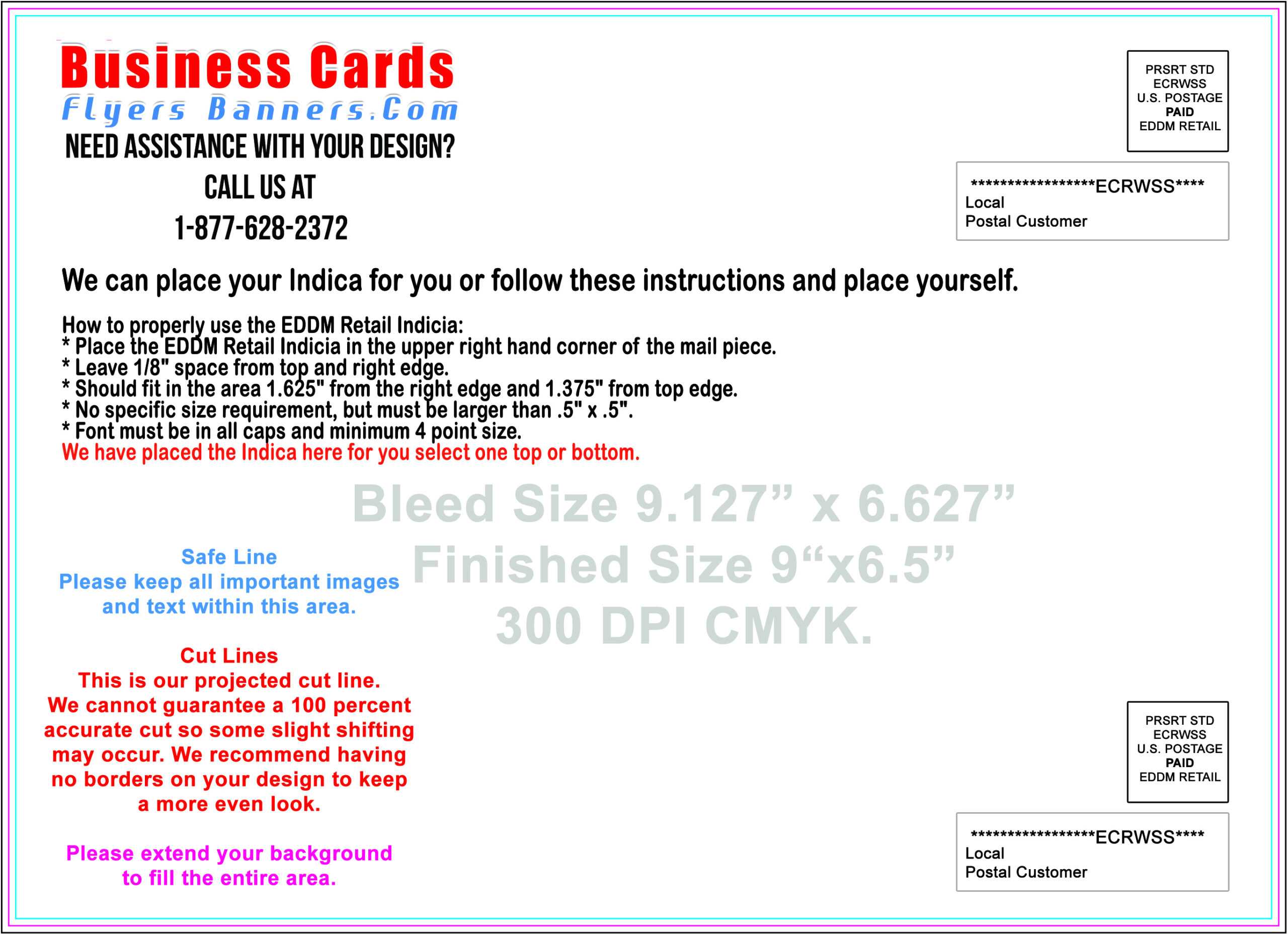 Eddm Postcard Templates – Free Shipping And Low Prices Within Every Door Direct Mail Template