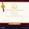 Elegant Certificate Template For Excellence regarding Elegant Certificate Templates Free