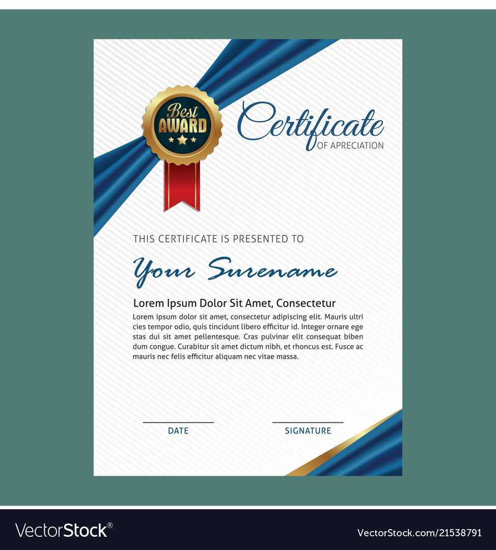 Elegant Certificate Template Inside Elegant Certificate Templates Free
