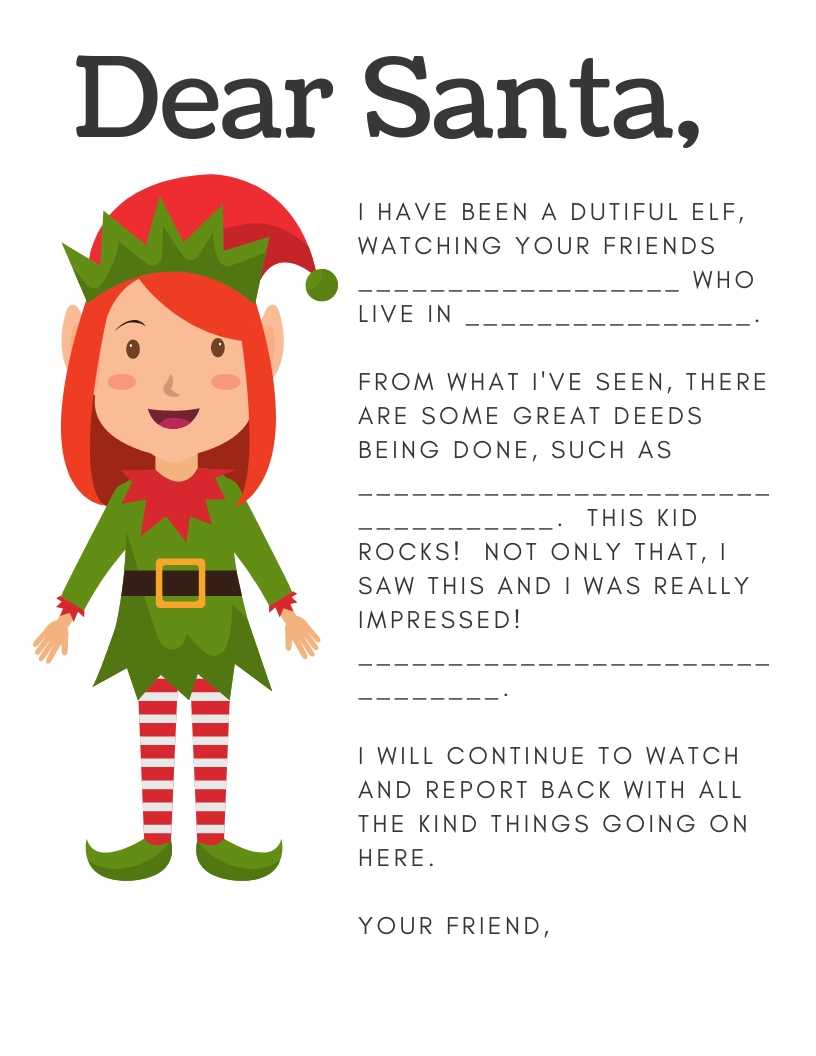 Elf On The Shelf Letters – Mommysavers With Elf On The Shelf Arrival Letter Template