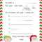 Elf On The Shelf Stationary Template Free With Regard To Elf On The Shelf Letter From Santa Template