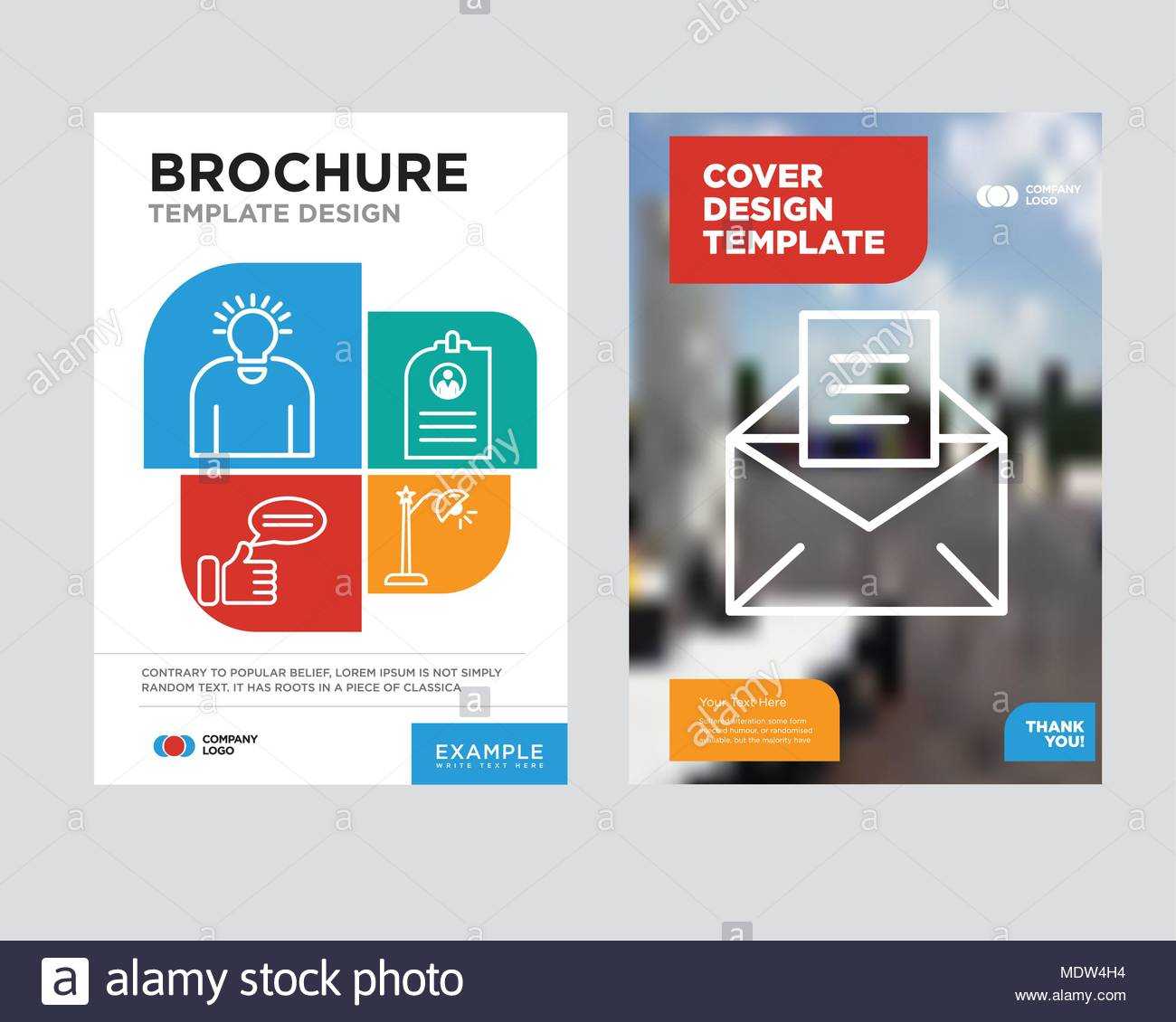 Email Brochure Flyer Design Template With Abstract Photo Within Email Flyer Template