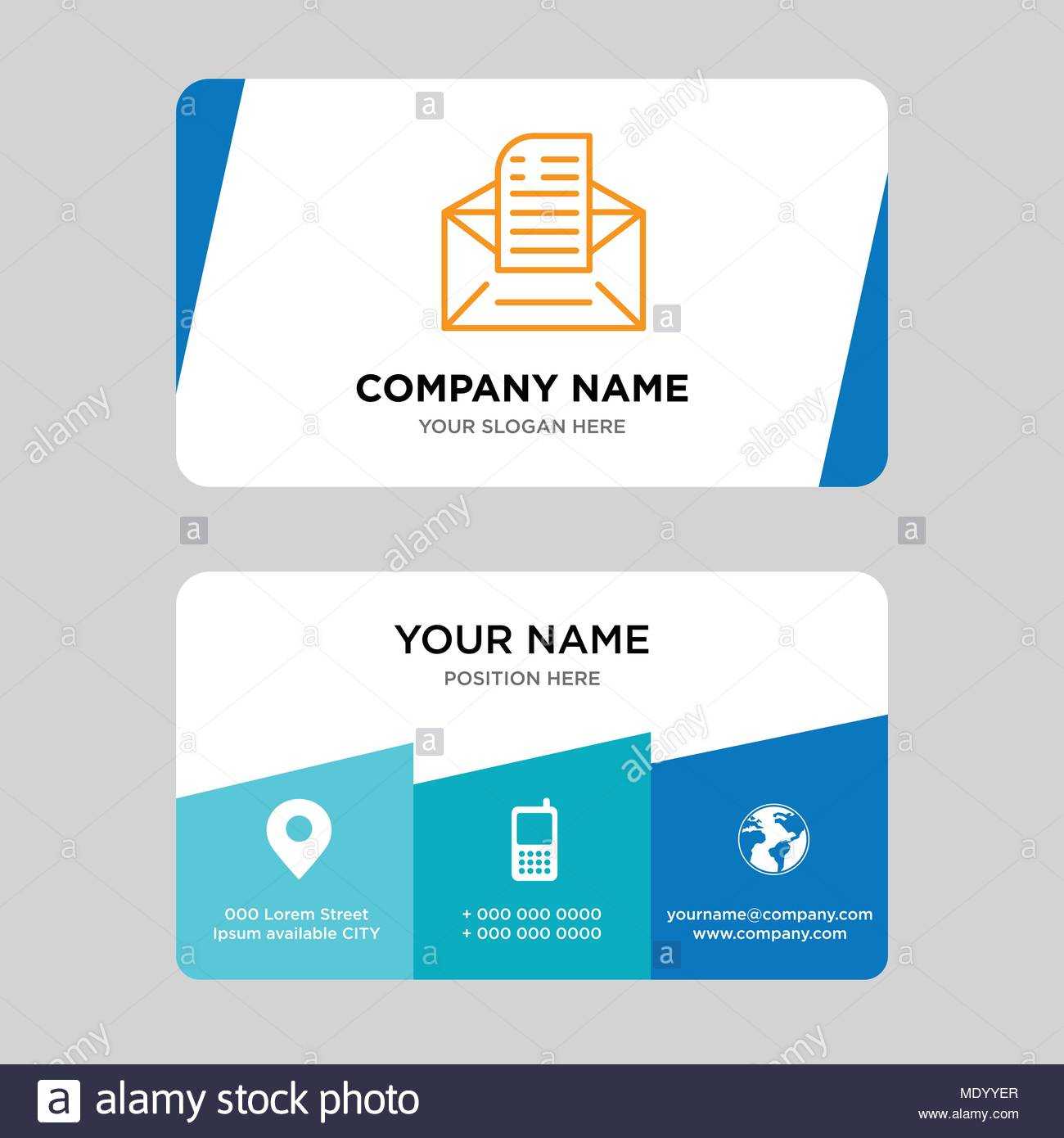 Email Business Card Design Template, Visiting For Your For Email Business Card Templates