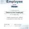 Employee Of The Month Certificate Photo Portrait | Templates At With Regard To Employee Of The Month Certificate Templates