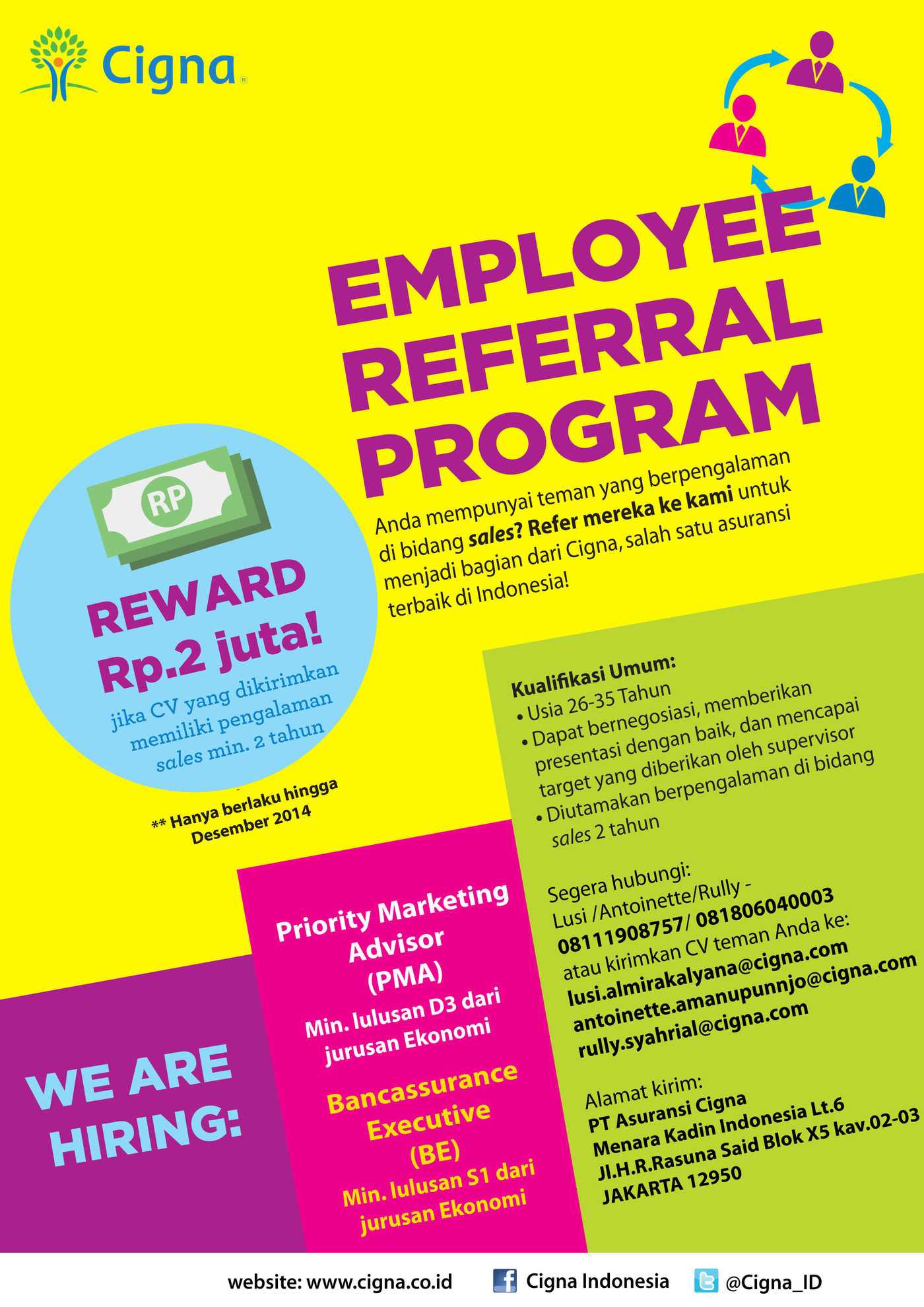 Employee Referral Program 2014 Collateralsmarshiela Regarding Employee Referral Program Template