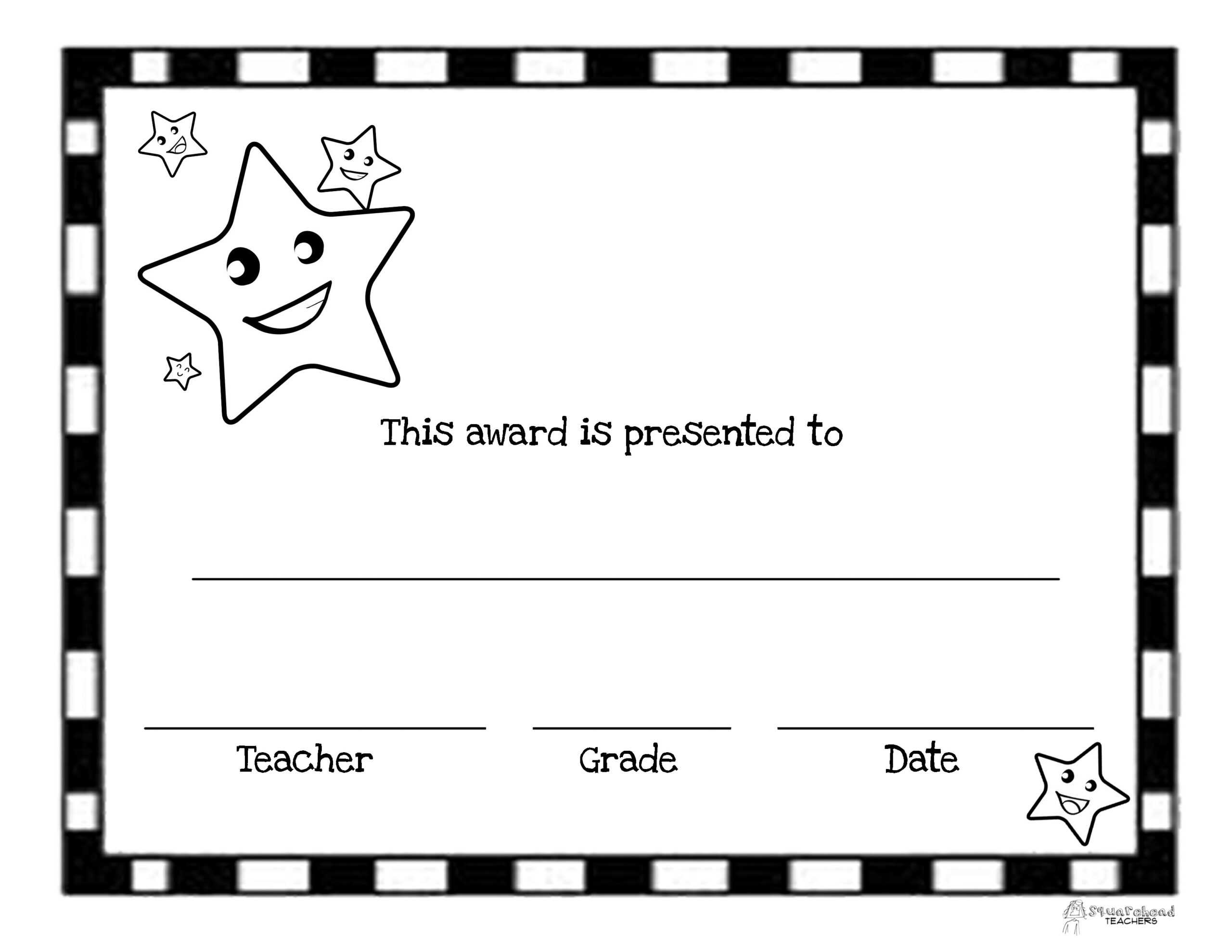 End Of The Year Awards (44 Printable Certificates Within Classroom Certificates Templates