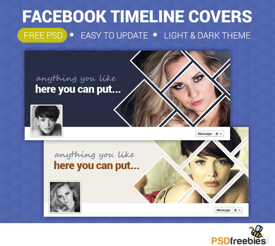 Facebook Timeline Covers Free Psd | Psdfreebies Within Facebook Business Templates Free