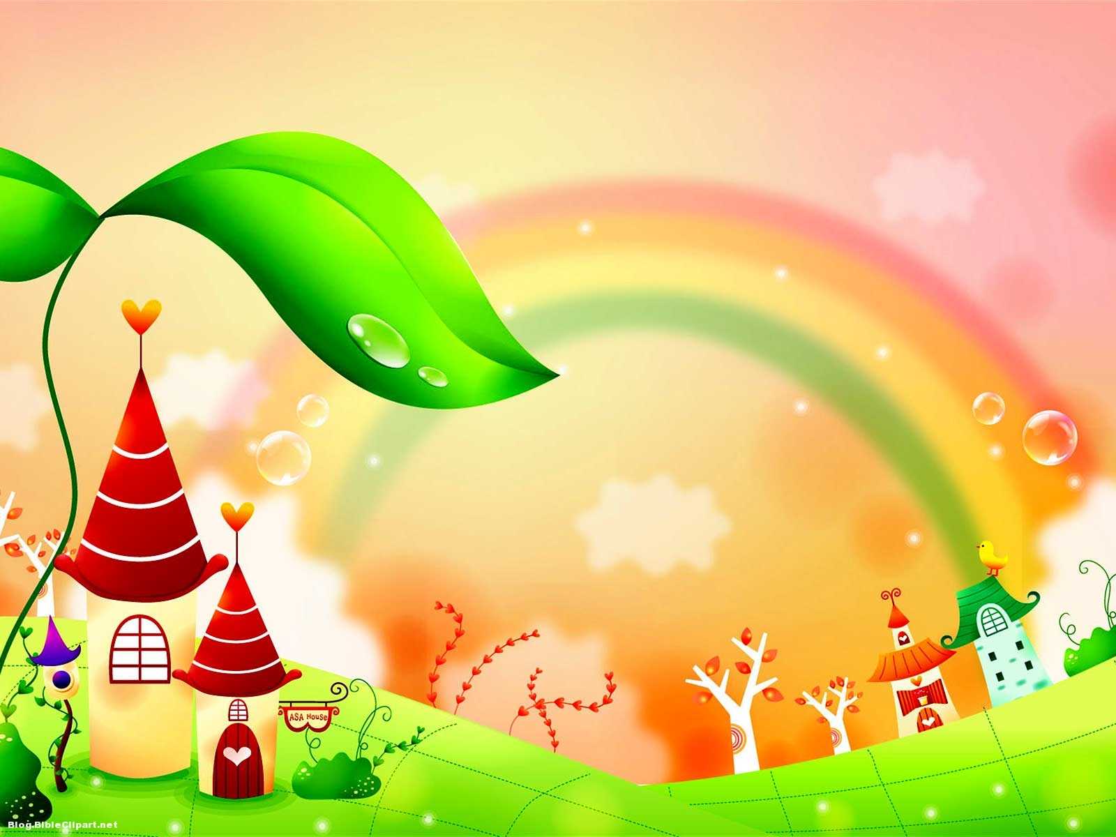 Fairy Tale Rainbow Children Background – Blog Bibleclipart Intended For Fairy Tale Powerpoint Template