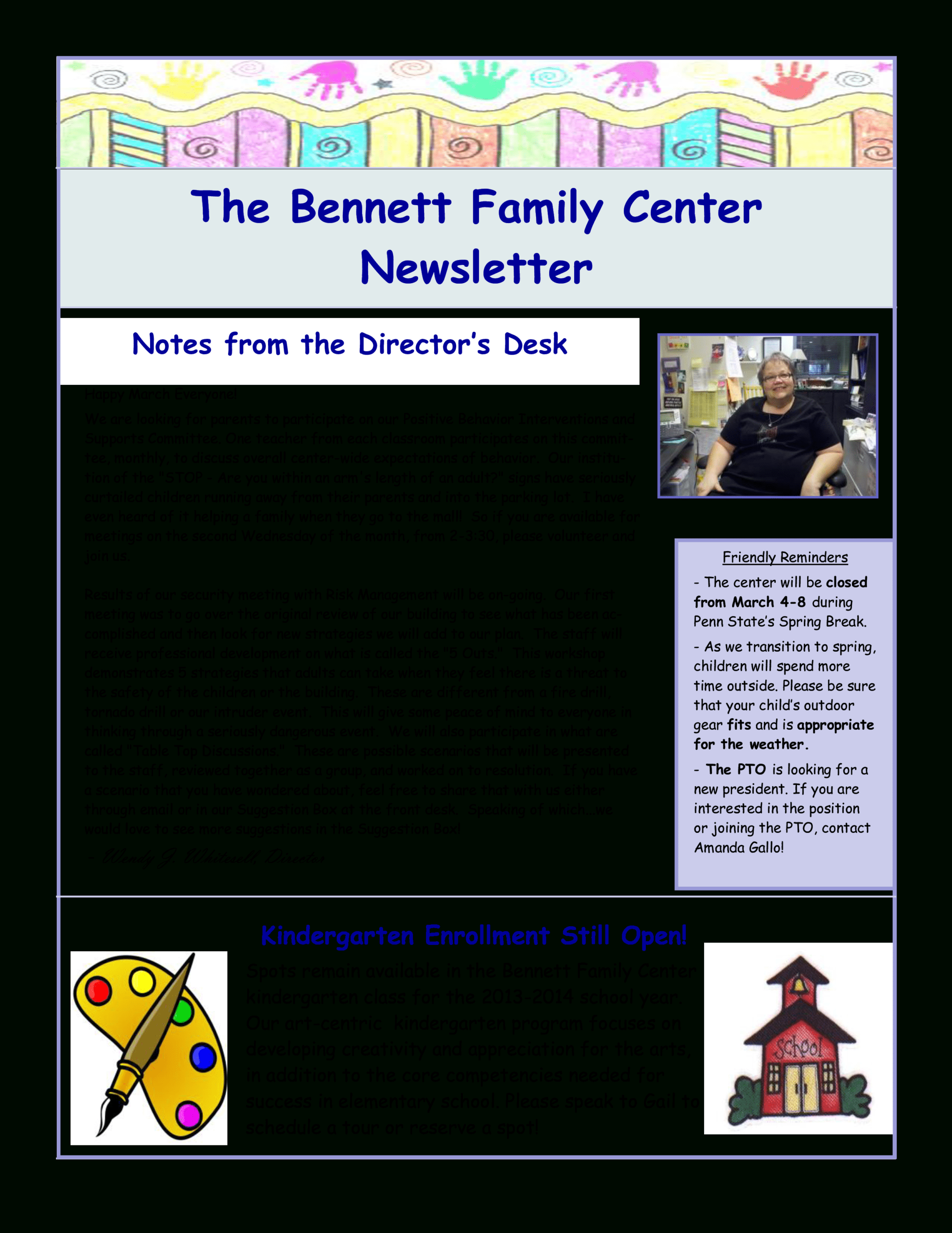Family Center Newsletter | Templates At Allbusinesstemplates Throughout Family Newsletter Template