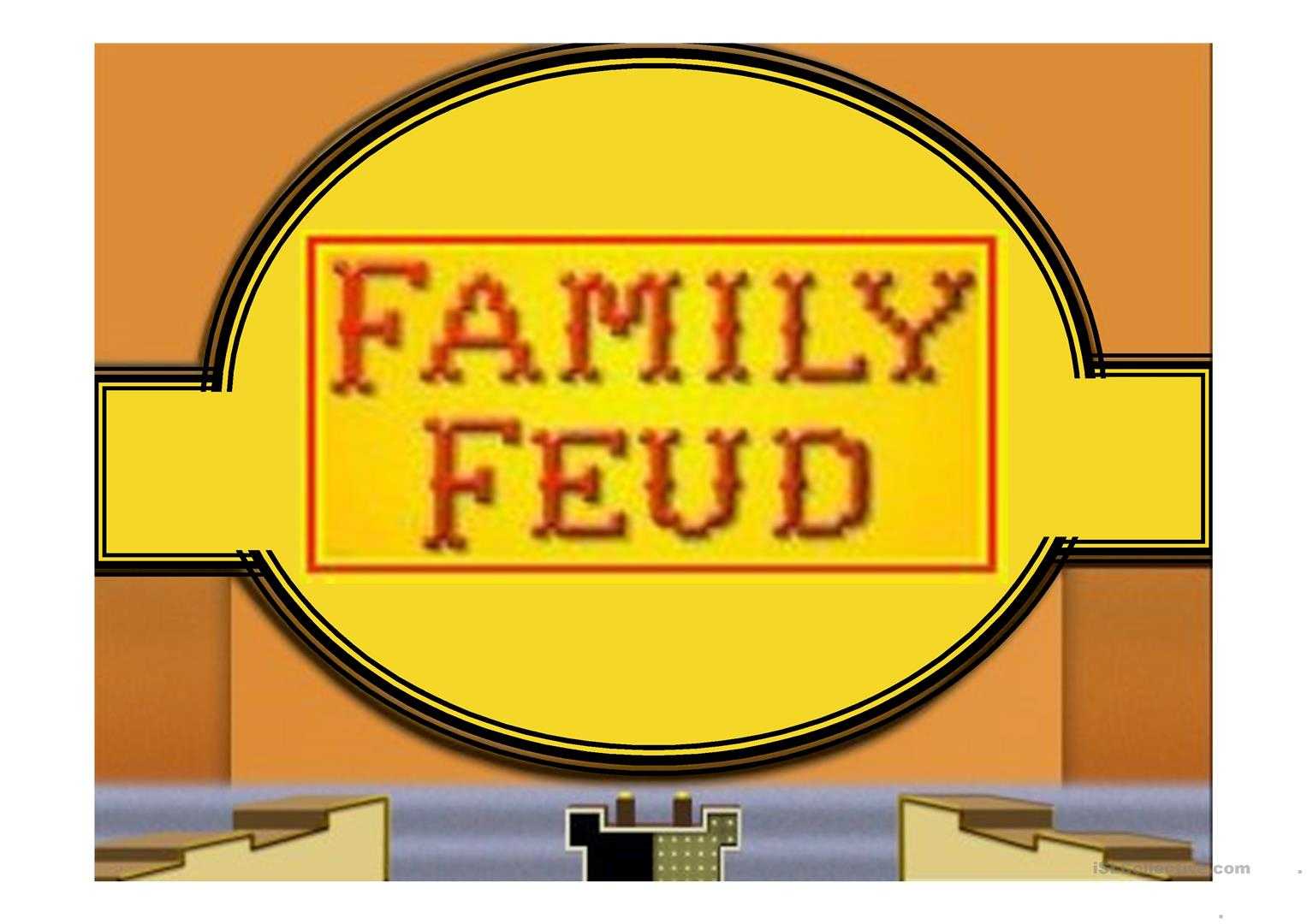 Family Feud Game Power Point Template – English Esl Powerpoints Regarding Family Feud Powerpoint Template Free Download