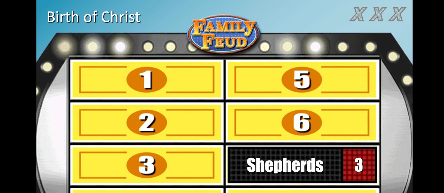 Family Feud Powerpoint Template With Sound