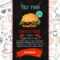 Fast Food Menu Design Template With Hand Drawn Vector Illustration Inside Fast Food Menu Design Templates