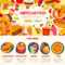 Fast Food Restaurant Menu Banner Template With Food Banner Template