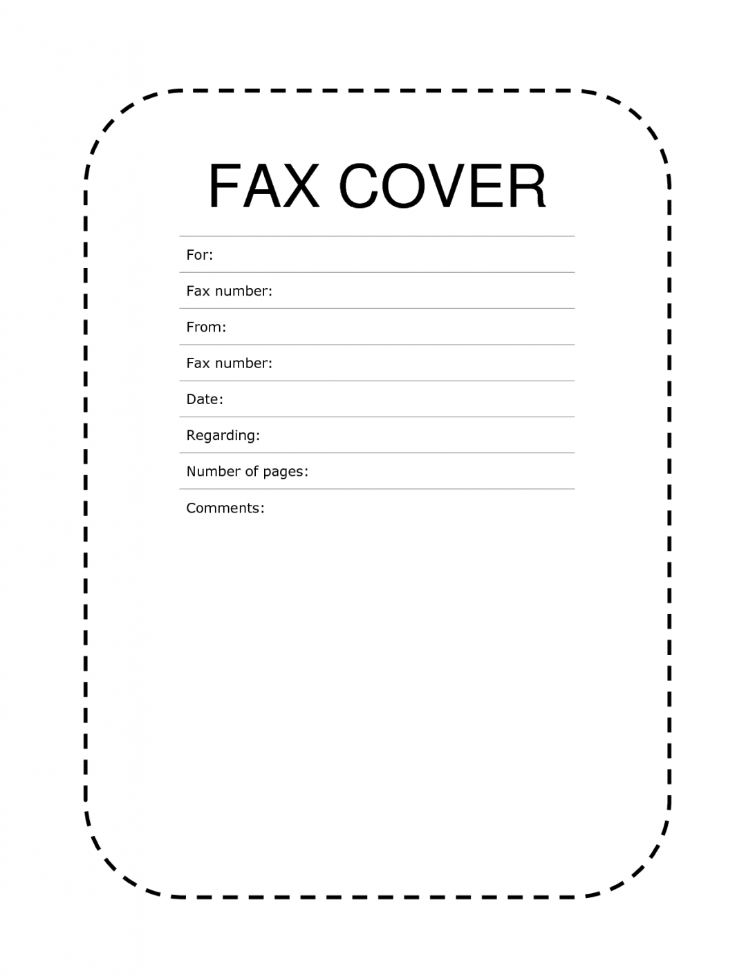 Fax Cover Sheet Word Sample Facover Letter Template Intended For Fax Template Word 2010
