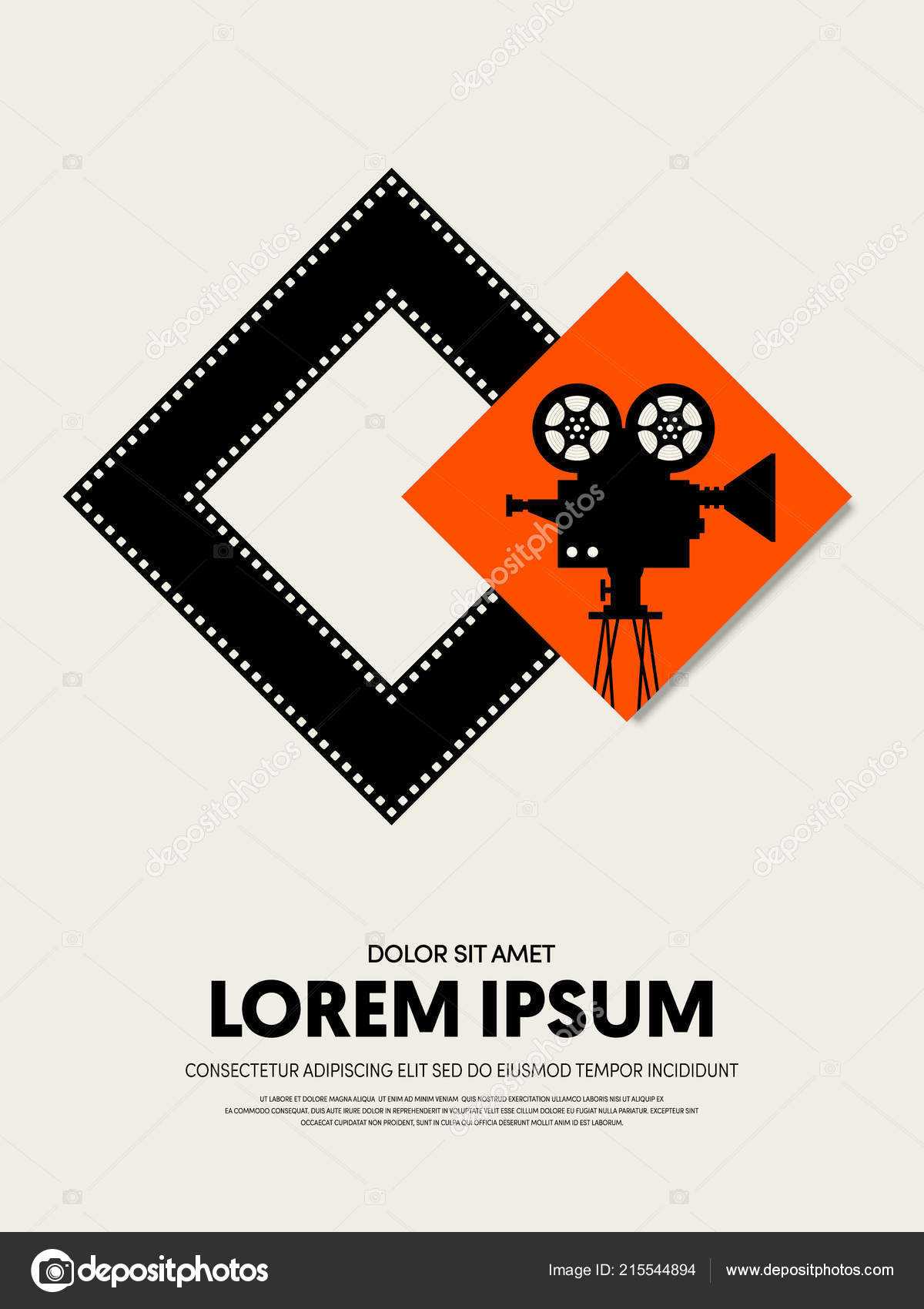 Film Festival Poster Design | Movie Film Festival Poster With Regard To Film Festival Brochure Template